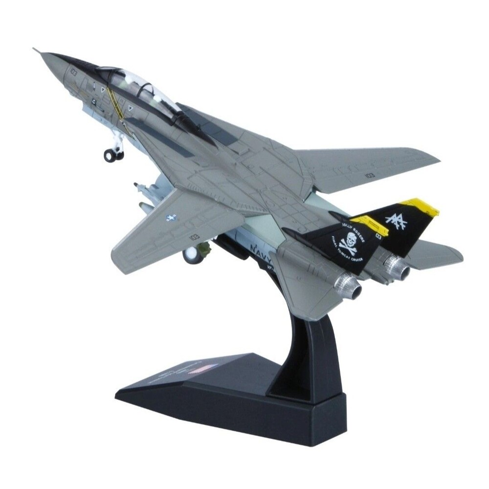 F-14 Tomcat US 1:100 Diecast Fighter Simulation Alloy Aircraft Airplane Model